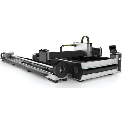 Mit Rotations-Metallrohr-Laser-Schneidmaschine 1530 CNC Raycus 6000W 12000W