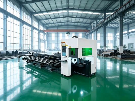 Rotary Metal Pipe Tube 1530 Laser Cutting Machine CNC Raycus 6000W 12000W